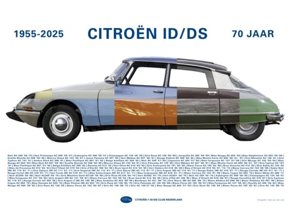 Poster Citroën ID/DS 70 jaar