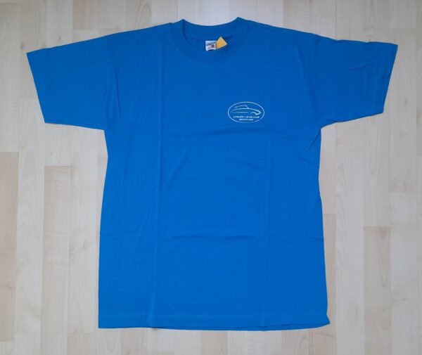 W17013 T-shirt logo ID-DS Club, diverse kleuren - Lichtblauw